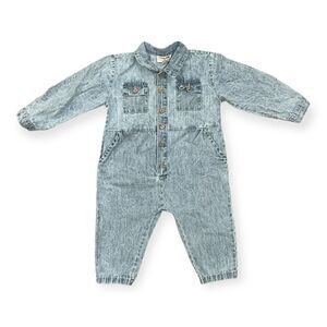 1+ In The Family Romper in Light Blue, NWOT